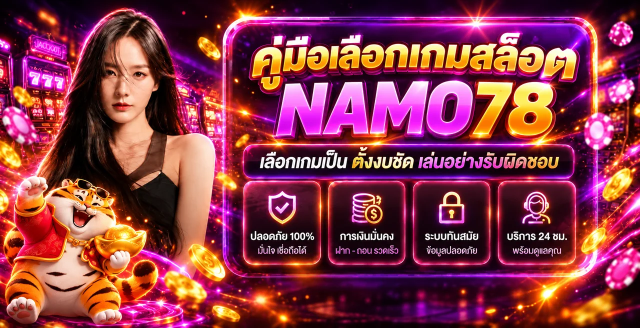 NAMO78 คู่มือเลือกเกมสล็อตและตั้งงบ